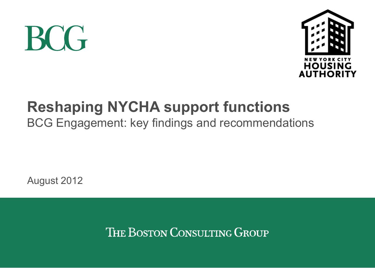 Reshaping Nycha Support Functions consulting deck cover