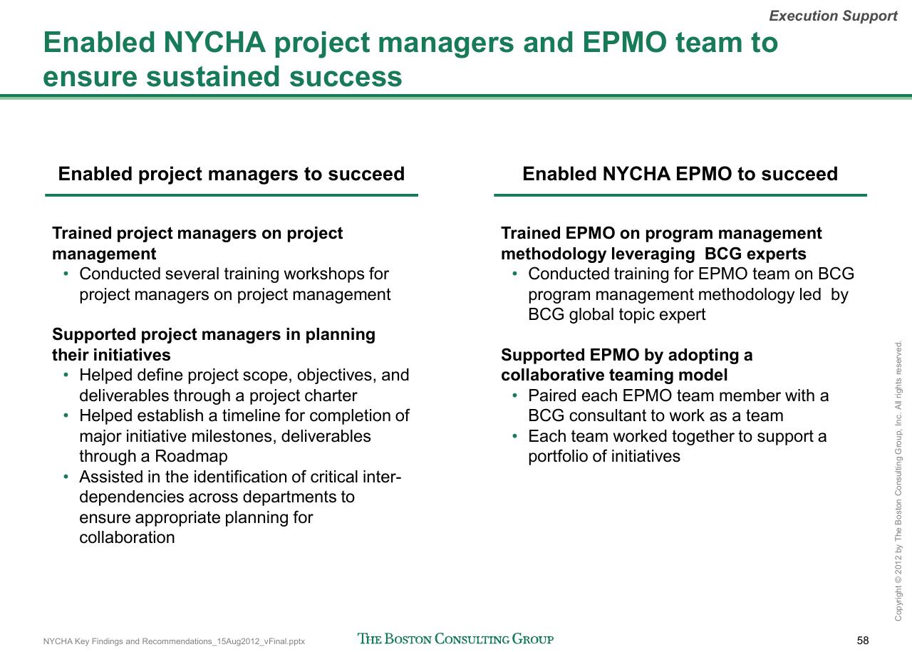 Comparison slide 59 from Reshaping Nycha Support Functions