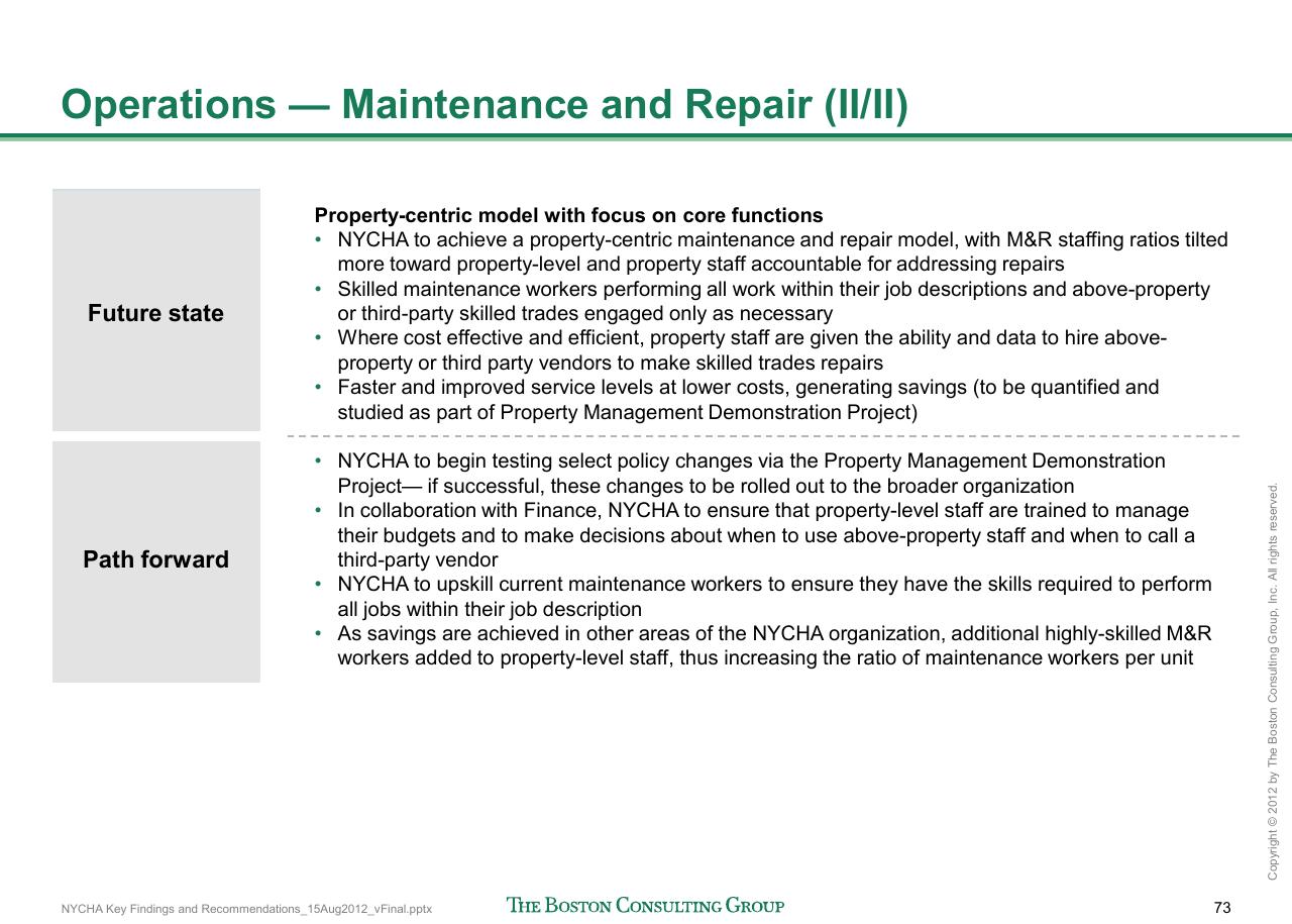 Comparison slide 74 from Reshaping Nycha Support Functions