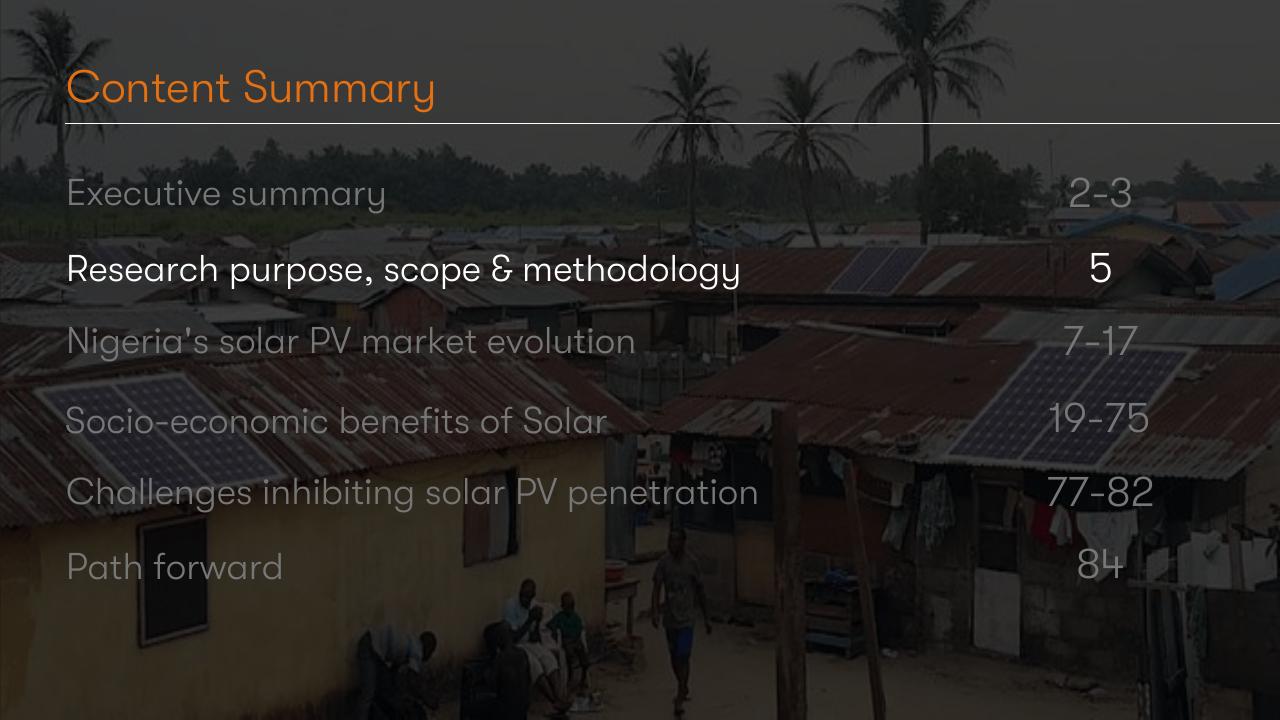 Agenda slide 5 from Socio Economic Case For Deepening Solar Pv Deployment In Nigeria BCG