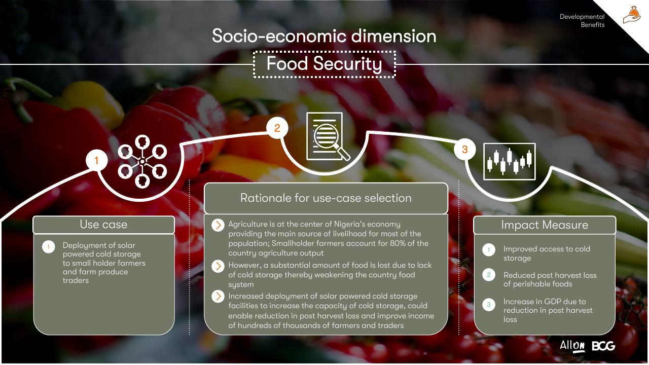 Framework slide 43 from Socio Economic Case For Deepening Solar Pv Deployment In Nigeria BCG