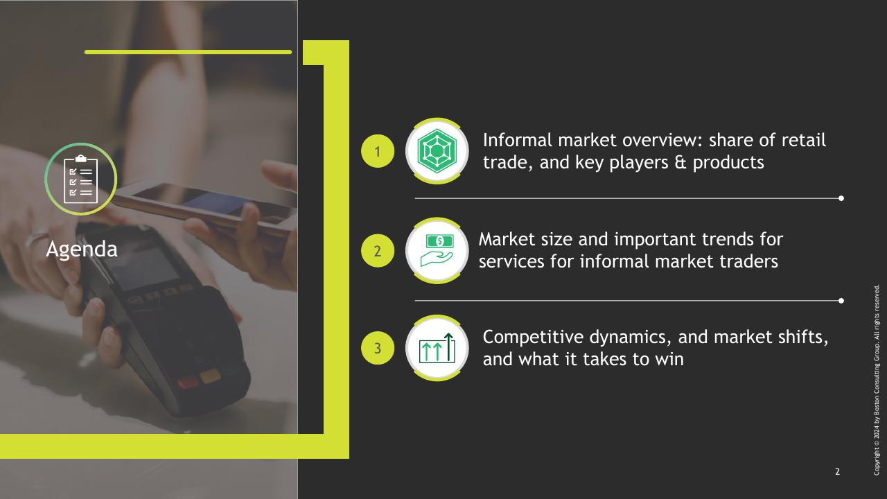 Process slide 3 from South African Informal Market Insights BCG