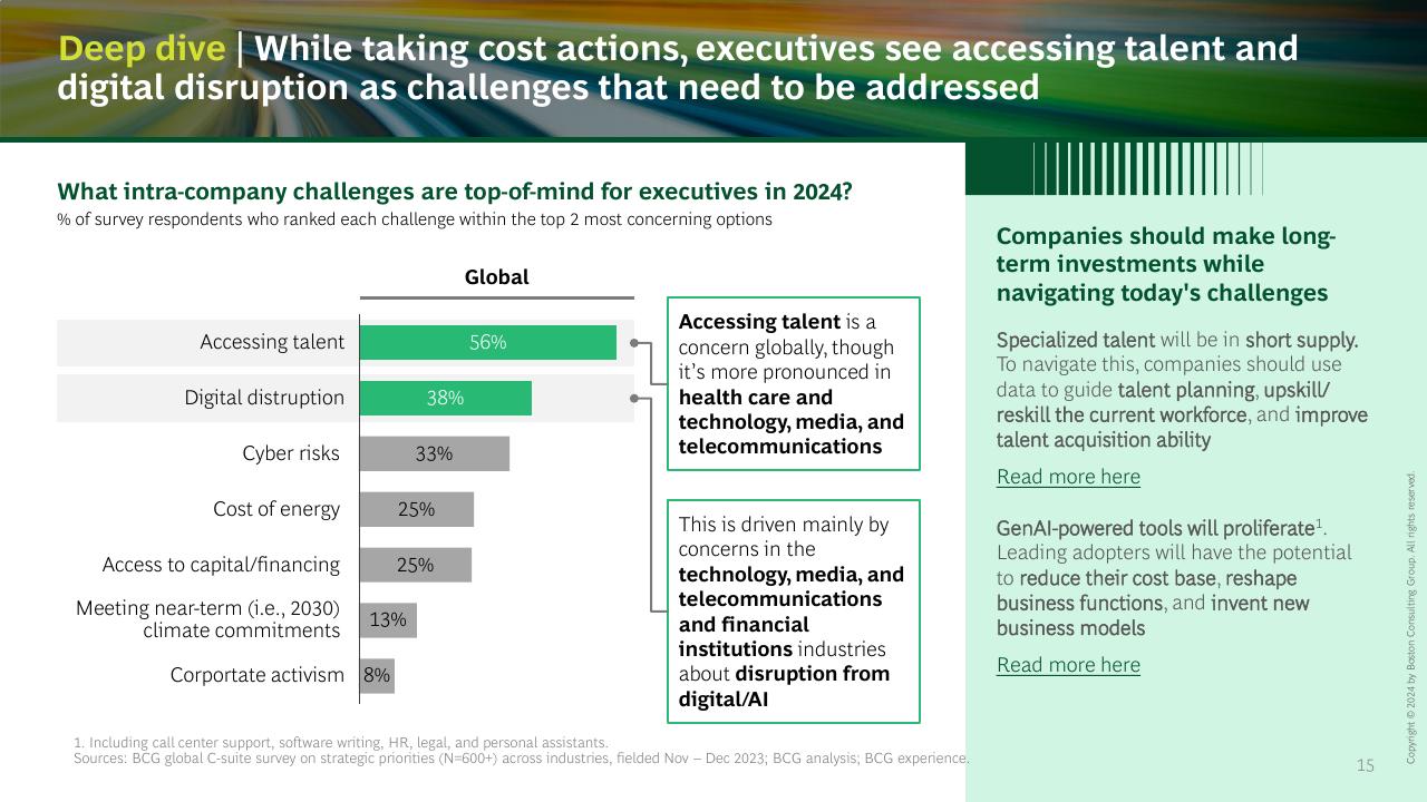 Chart slide 15 from The Ceo_s Guide To Costs And Growth BCG