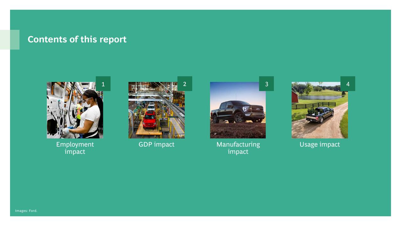 Process slide 5 from The Economic Impact Of Ford And The F Series BCG