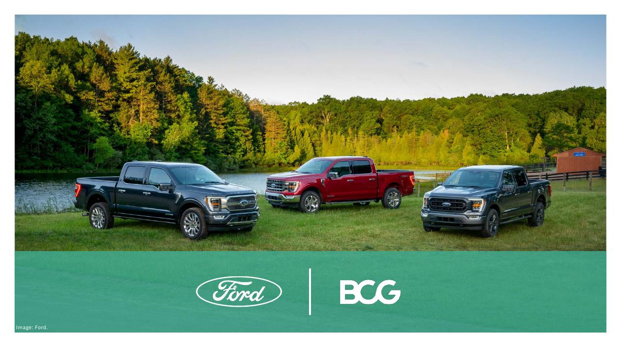 Cover slide 29 from The Economic Impact Of Ford And The F Series BCG