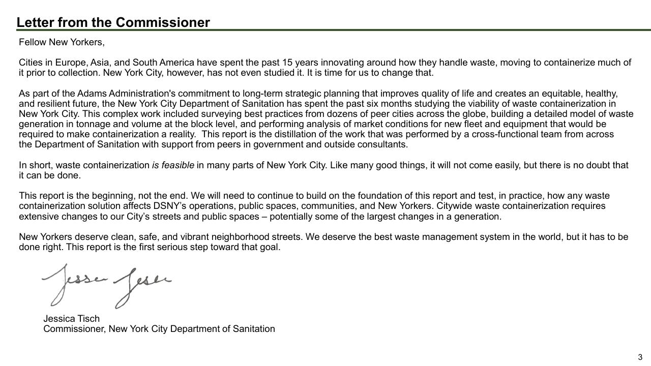 Text slide 3 from The Future Of Trash Waste Containerization Models And Viability In New York City