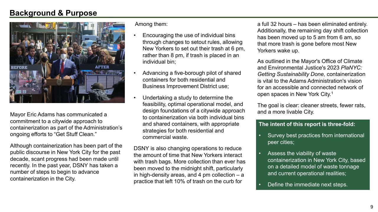 Text slide 9 from The Future Of Trash Waste Containerization Models And Viability In New York City