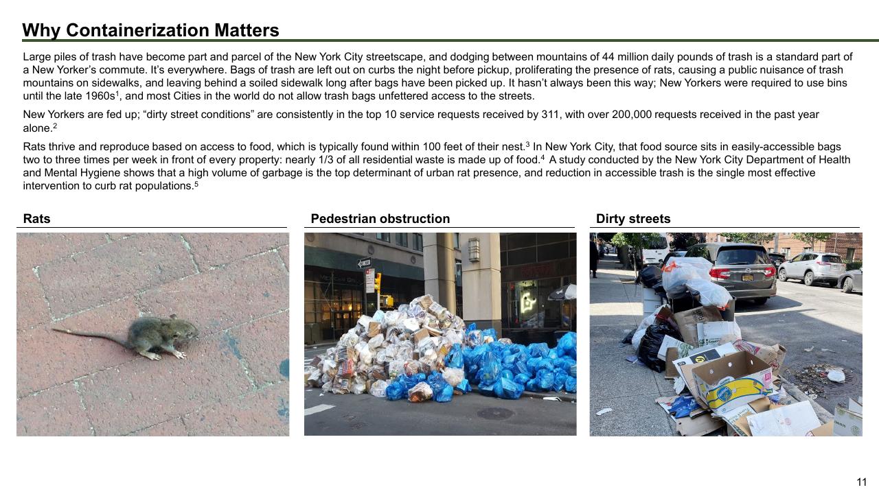 Text slide 11 from The Future Of Trash Waste Containerization Models And Viability In New York City