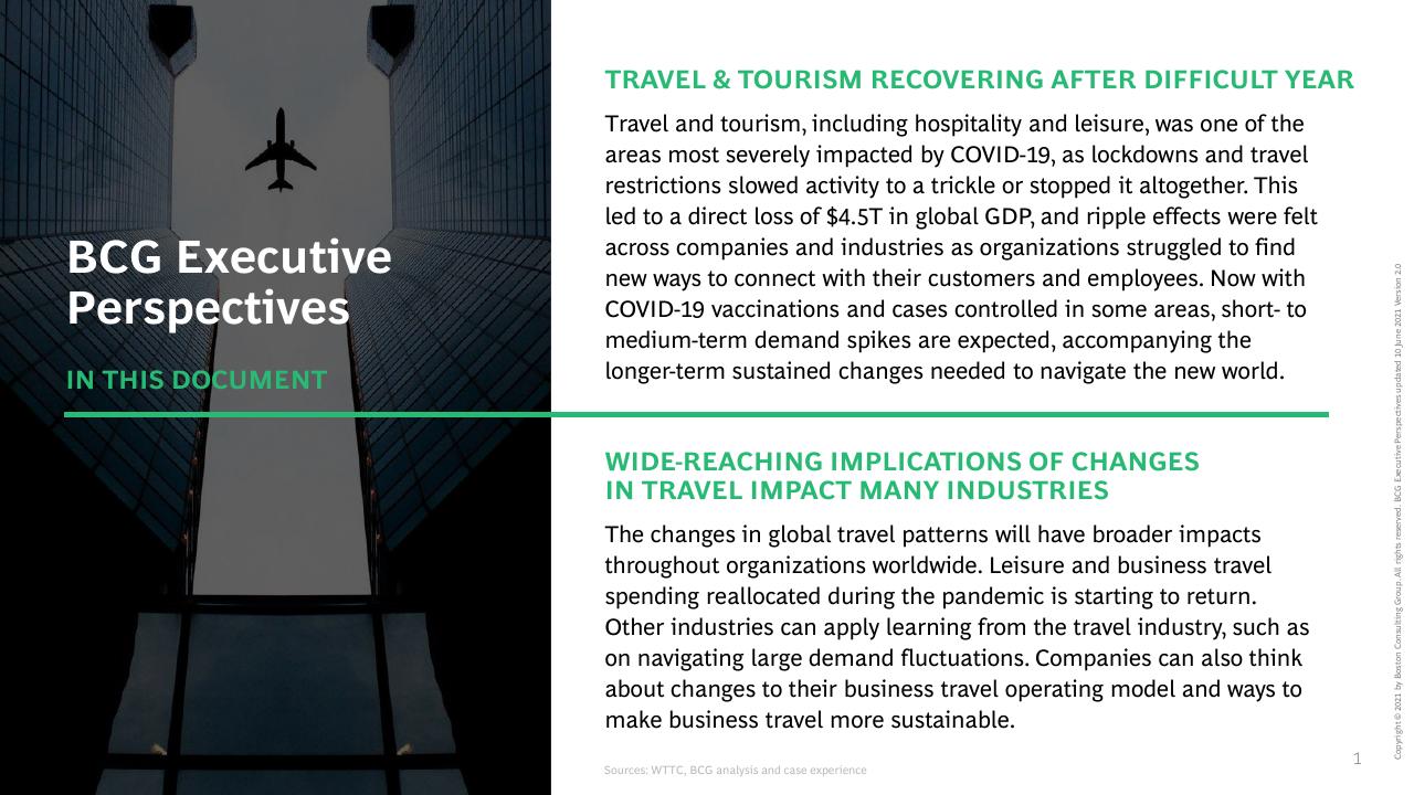 Text slide 2 from What The Evolution Of Travel Means For Business BCG