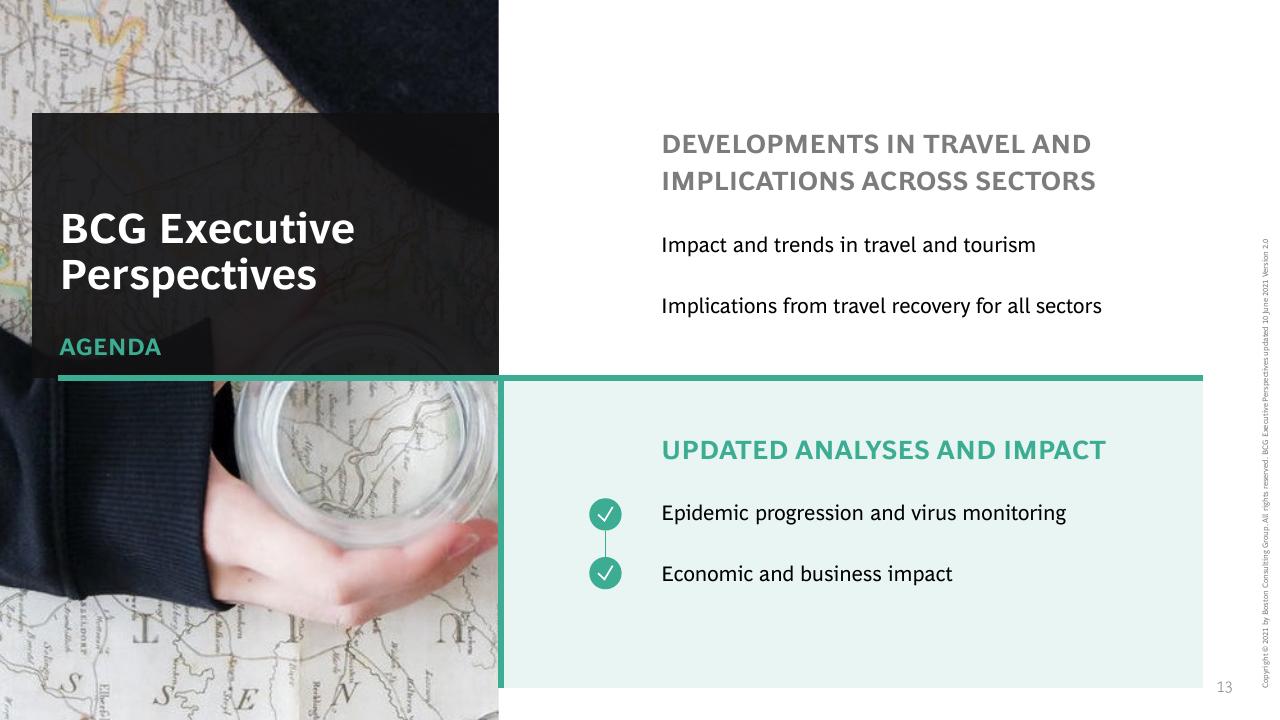 Agenda slide 14 from What The Evolution Of Travel Means For Business BCG