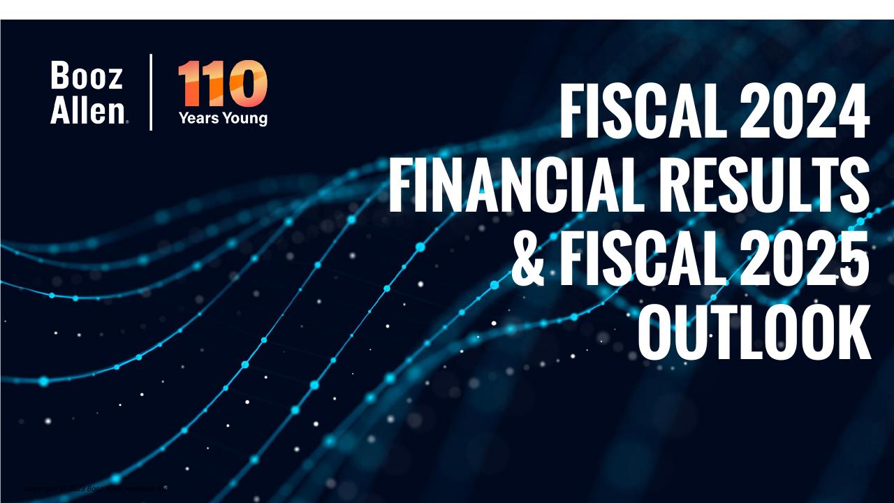 Cover slide 15 from Booz Q4 Fy24 Investor Presentation Deck
