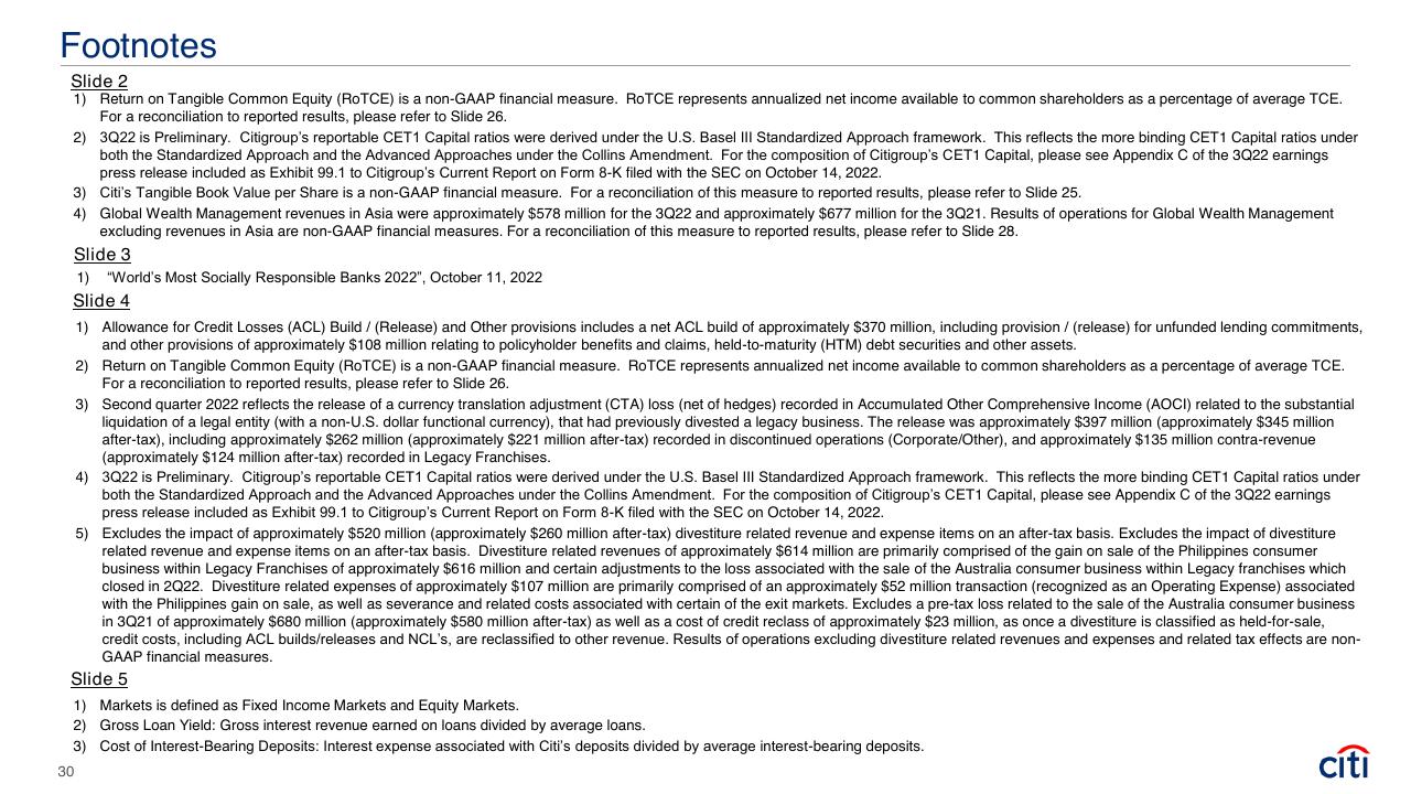 Text slide 30 from Earnings Results Presentation Third Quarter 2022 Booz