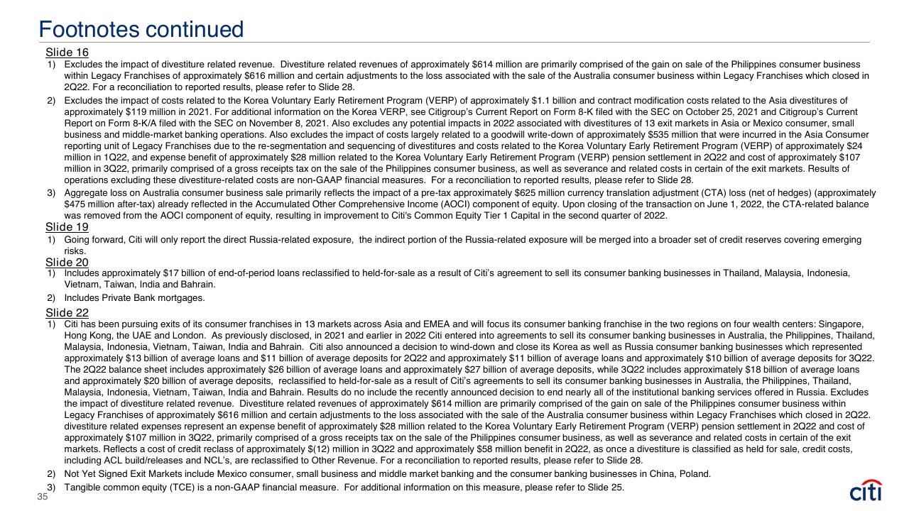 Text slide 35 from Earnings Results Presentation Third Quarter 2022 Booz