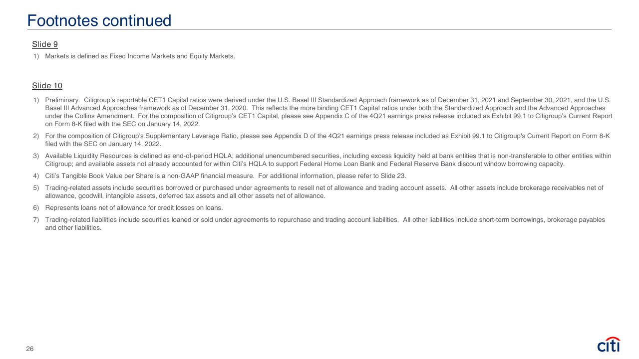 Text slide 26 from Fourth Quarter 2021 Earnings Results Presentation Booz