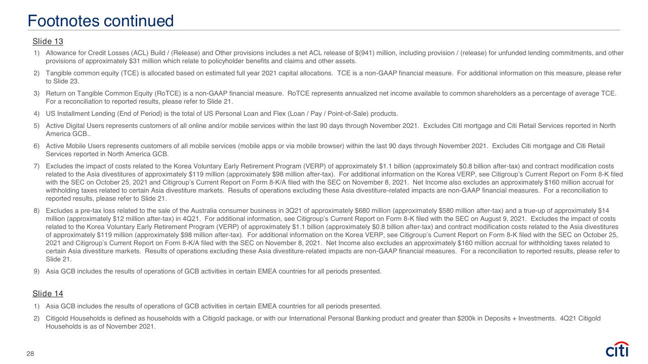 Text slide 28 from Fourth Quarter 2021 Earnings Results Presentation Booz