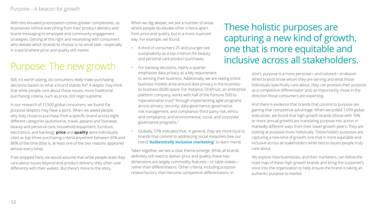 Text slide 12 from 2022 Global Marketing Trends Deloitte
