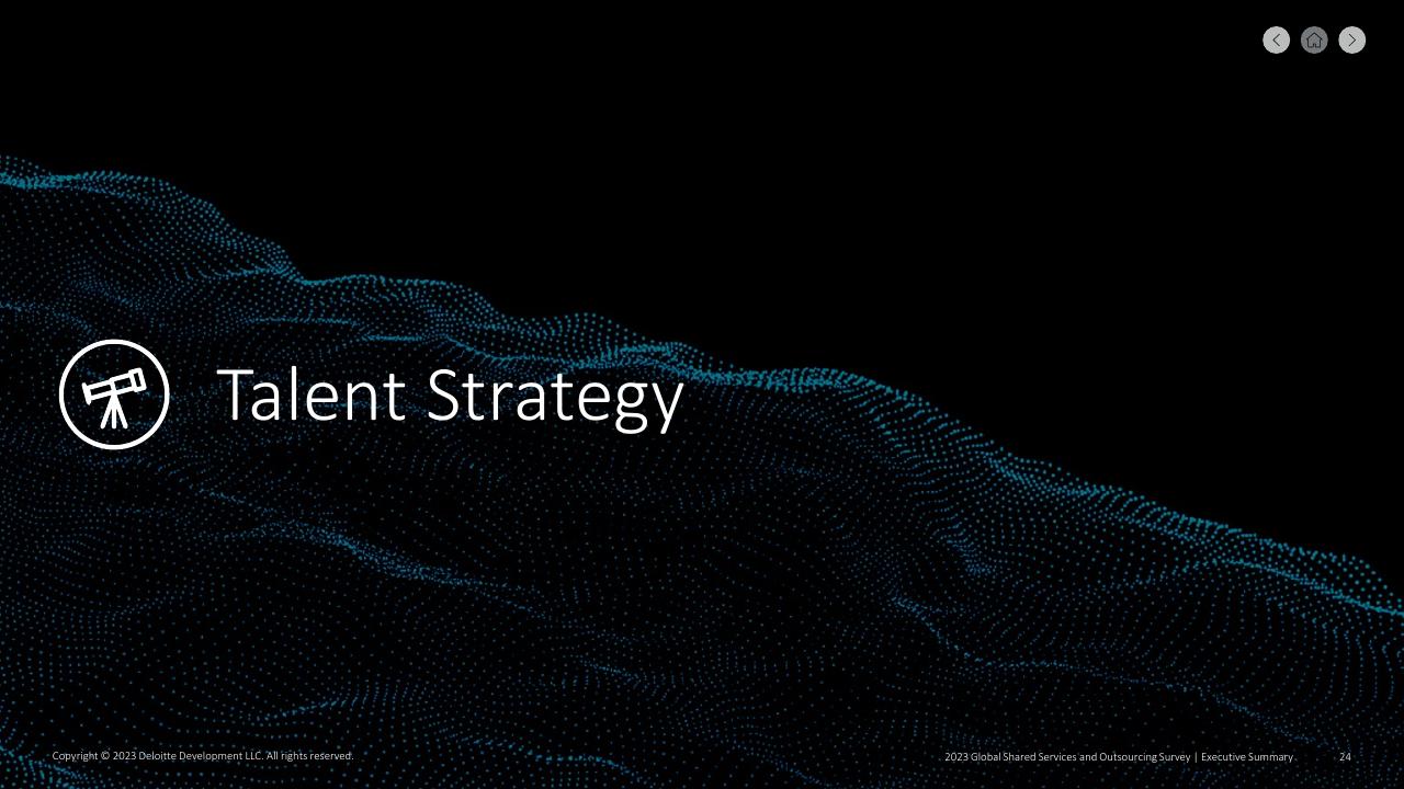 Section Divider slide 24 from 2023 Global Shared Services And Outsourcing Survey Deloitte