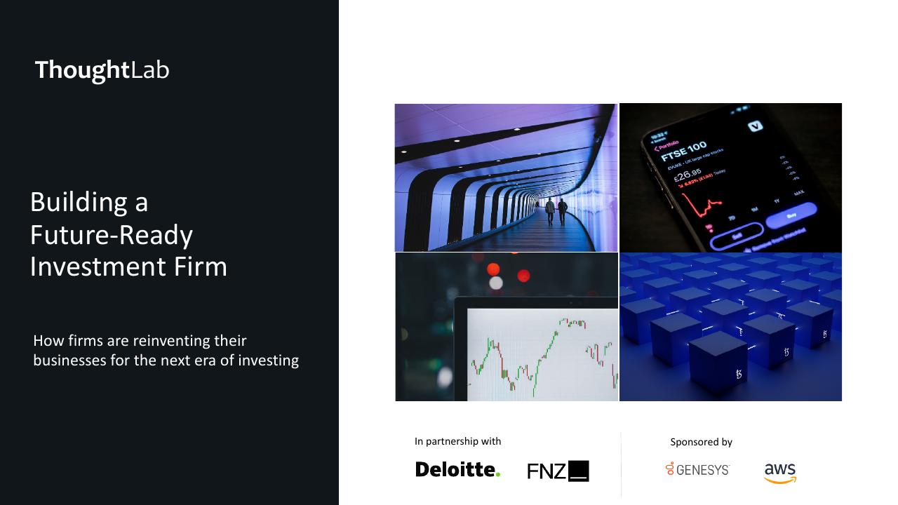 Building A Future Ready Investment Firm Deloitte consulting deck cover