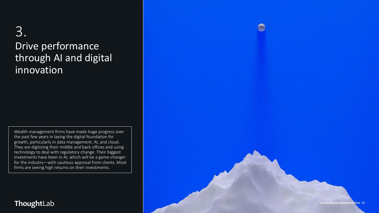 Text slide 39 from Building A Future Ready Investment Firm Deloitte