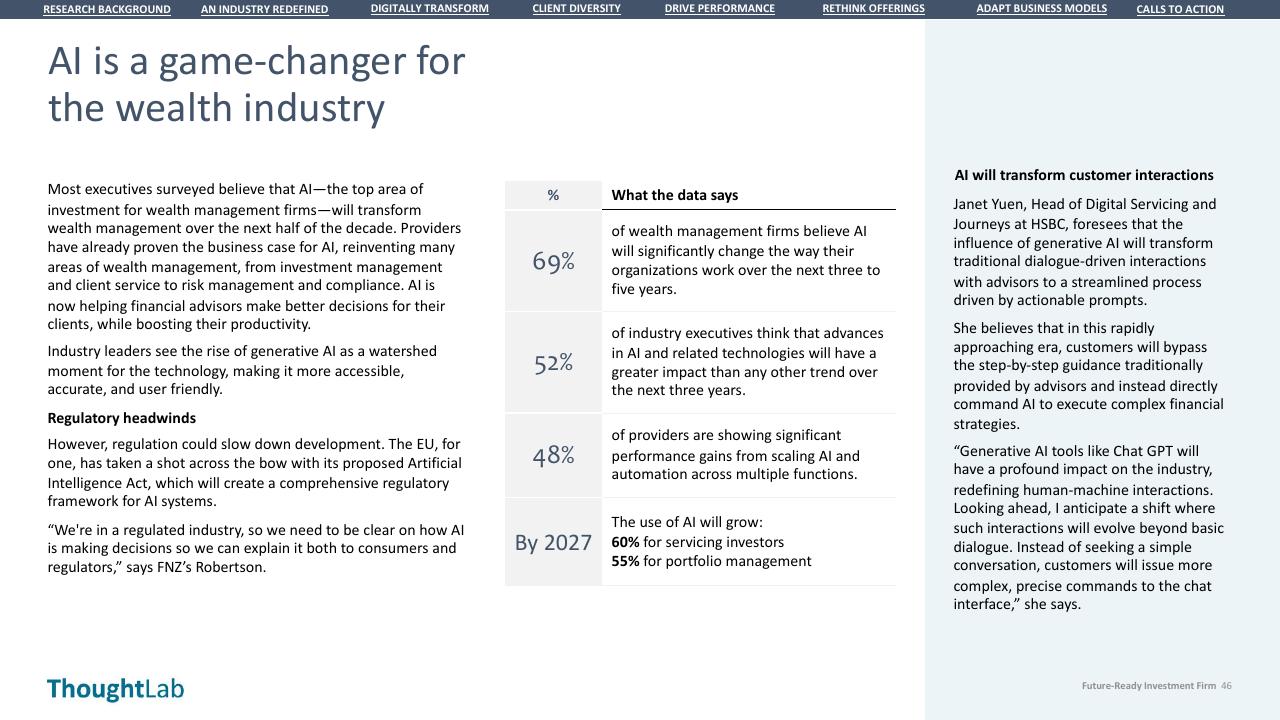 Table slide 46 from Building A Future Ready Investment Firm Deloitte