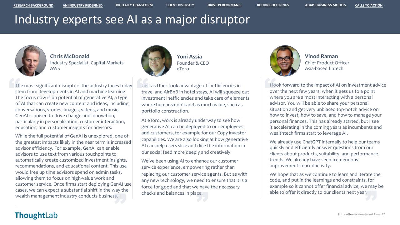 Text slide 47 from Building A Future Ready Investment Firm Deloitte