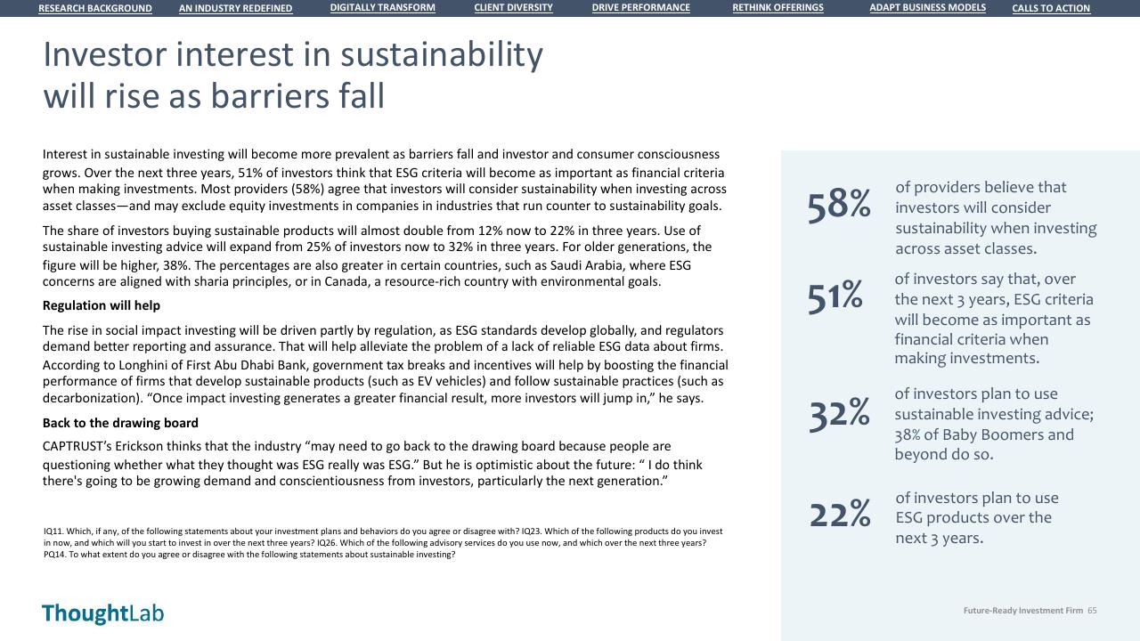 Dashboard slide 65 from Building A Future Ready Investment Firm Deloitte