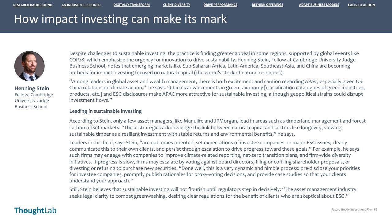 Text slide 66 from Building A Future Ready Investment Firm Deloitte