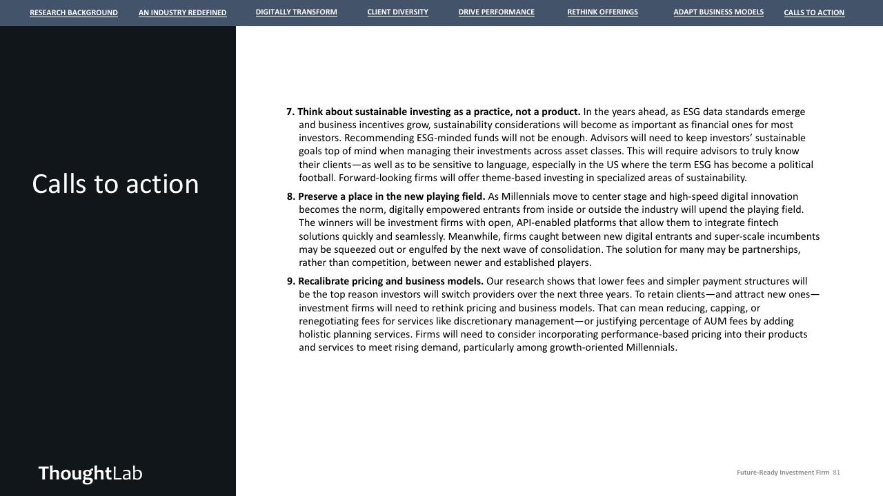 Text slide 81 from Building A Future Ready Investment Firm Deloitte