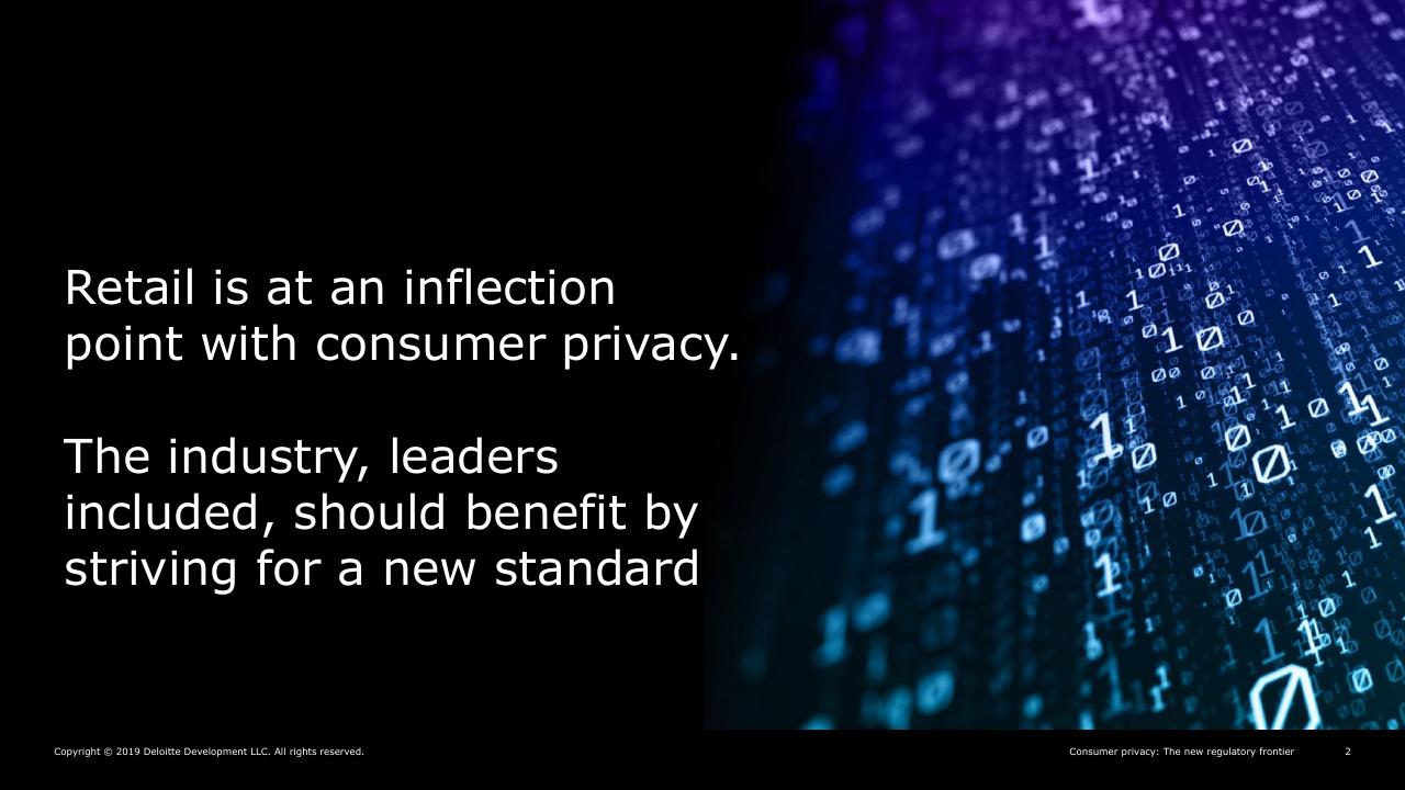 Text slide 2 from Consumer Privacy In Retail_ The Next Regulatory And Competitive Frontier