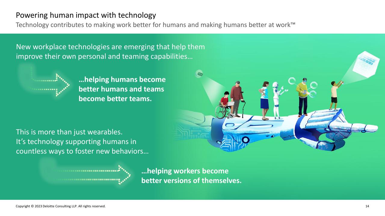 Text slide 13 from Deloitte 2023 Global Human Capital Trends Report_ New Fundamentals For A Boundaryless World Deloitte