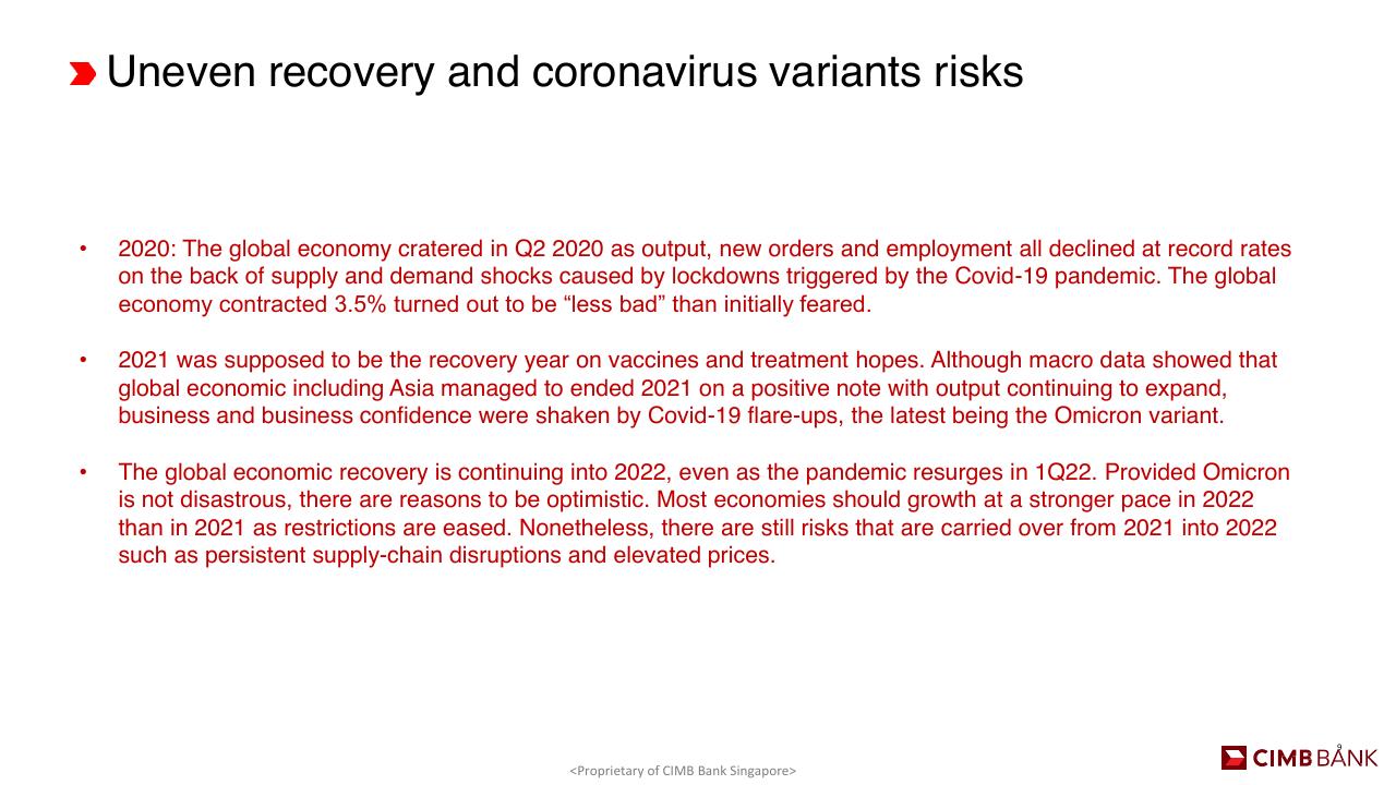 Text slide 9 from Deloitte Sea CFO Forum Southeast Asia Business Outlook Deloitte