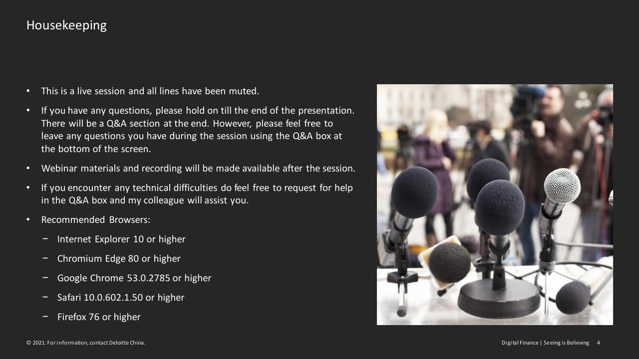 Text slide 4 from Digital Finance Seeing Is Believing Deloitte