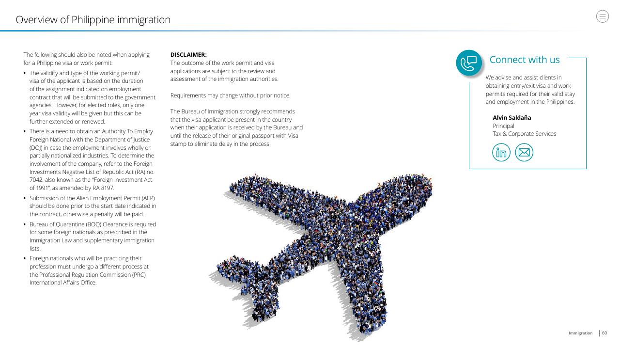 Text slide 60 from Doing Business In The Philippines 2021 Deloitte