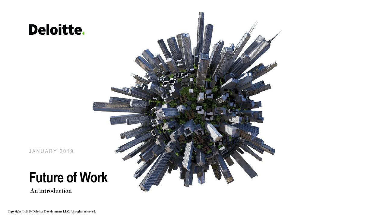 Future Of Work How Work Is Enabled_ Deloitte consulting deck cover