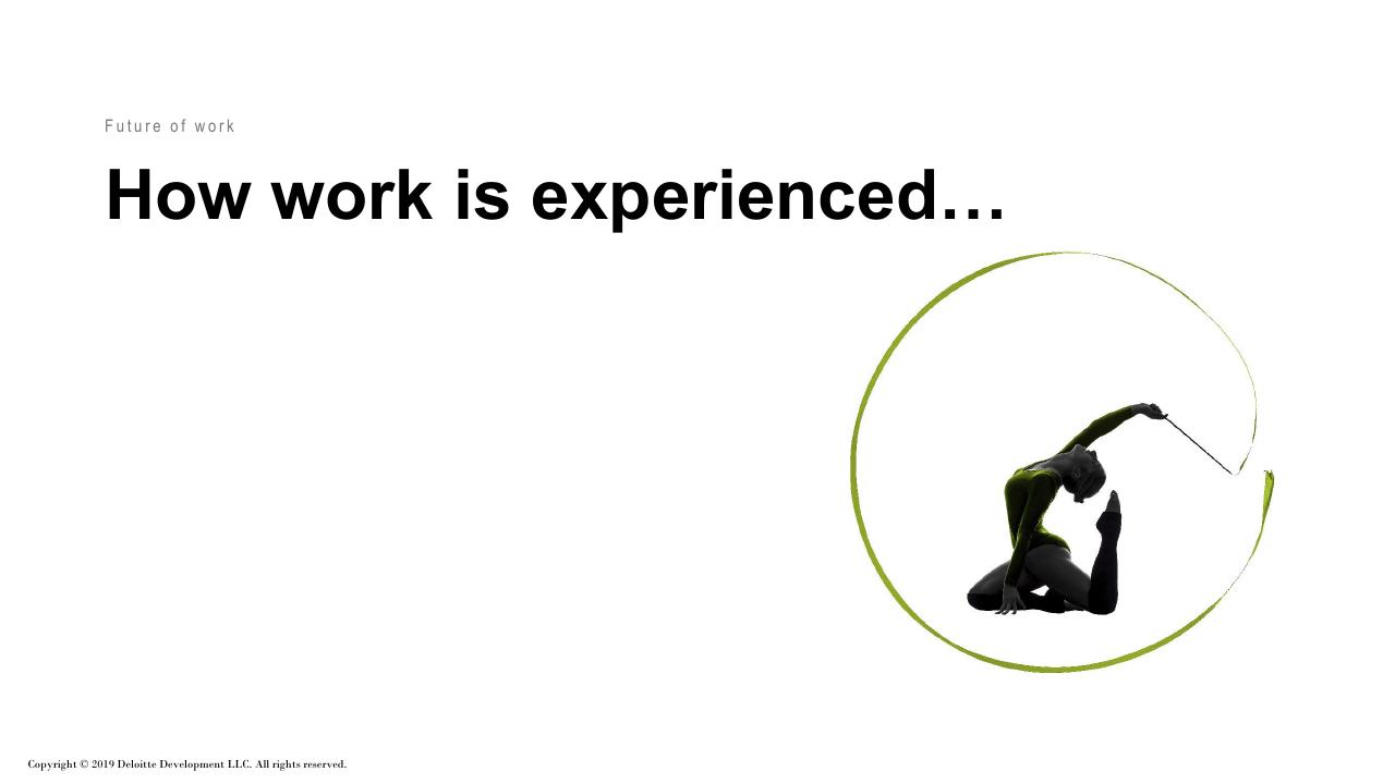 Section Divider slide 20 from Future Of Work How Work Is Enabled_ Deloitte