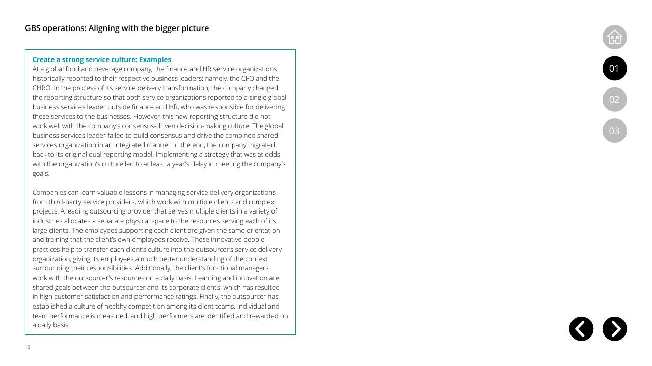 Case Study slide 19 from Global Business Services Performance Improvement Deloitte