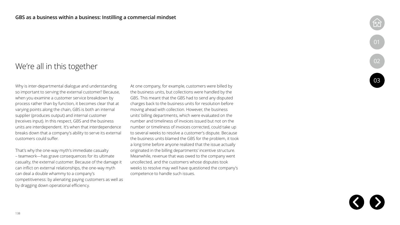 Case Study slide 138 from Global Business Services Performance Improvement Deloitte