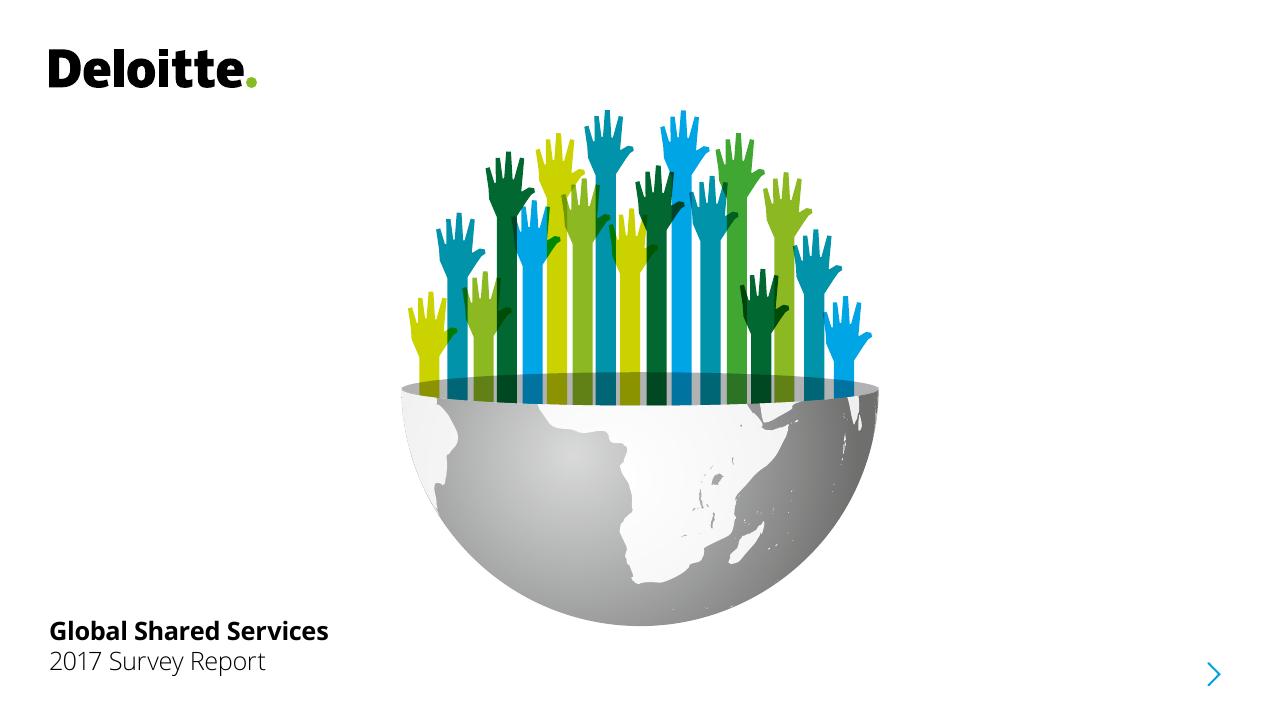 Global Shared Services 2017 Survey Report Deloitte consulting deck cover