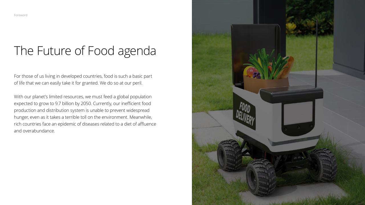 Agenda slide 4 from The Future Of Food Challenges Opportunities Deloitte
