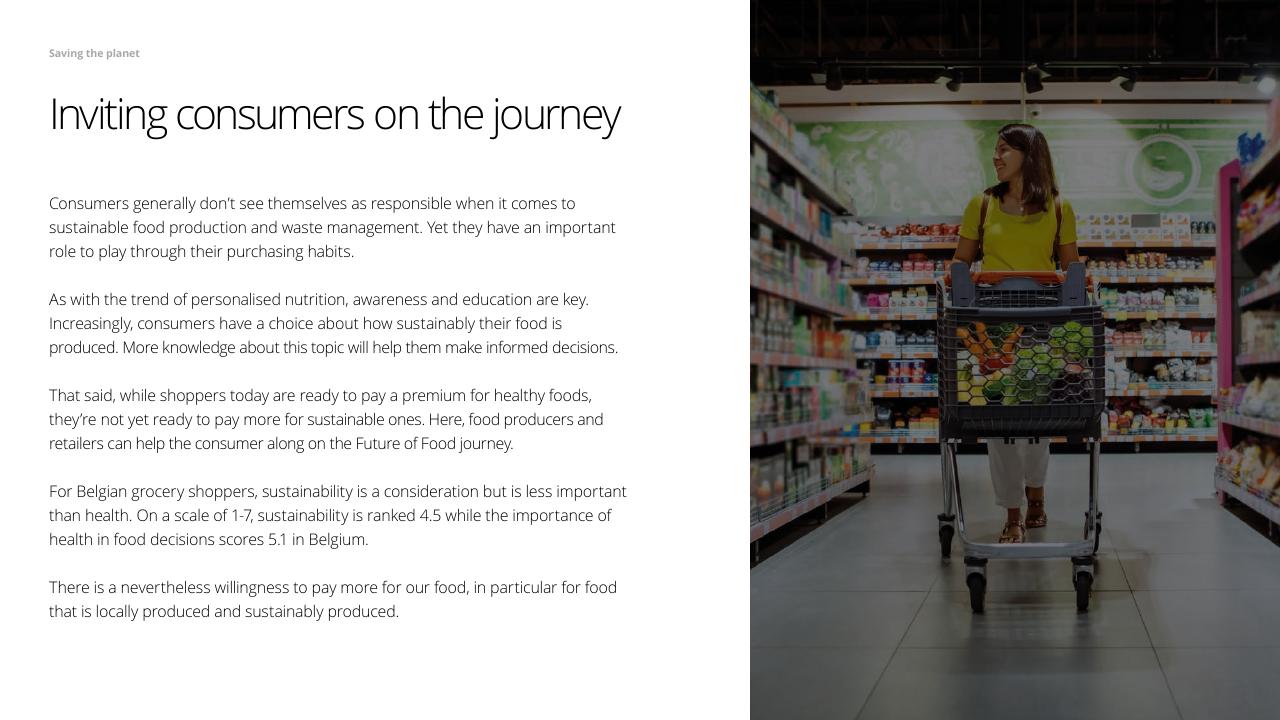 Text slide 40 from The Future Of Food Challenges Opportunities Deloitte