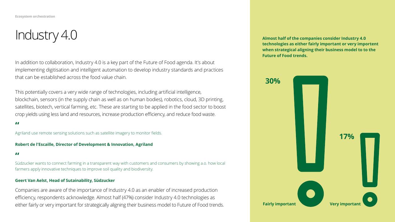 Chart slide 49 from The Future Of Food Challenges Opportunities Deloitte