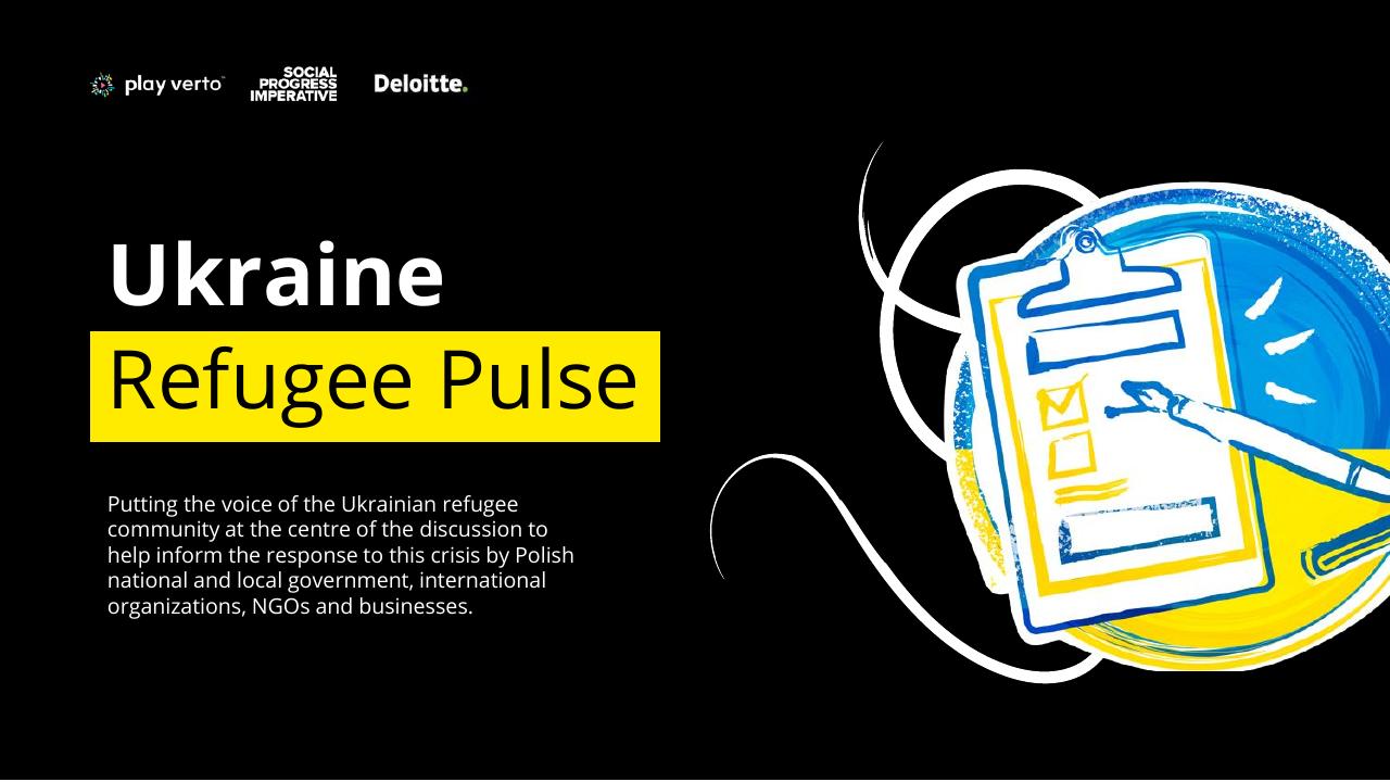 Ukraine Refugee Pulse Deloitte consulting deck cover