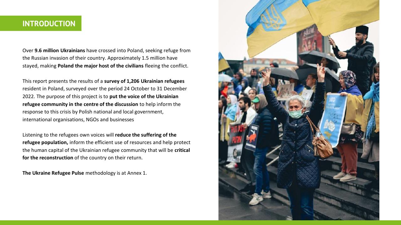 Text slide 2 from Ukraine Refugee Pulse Deloitte