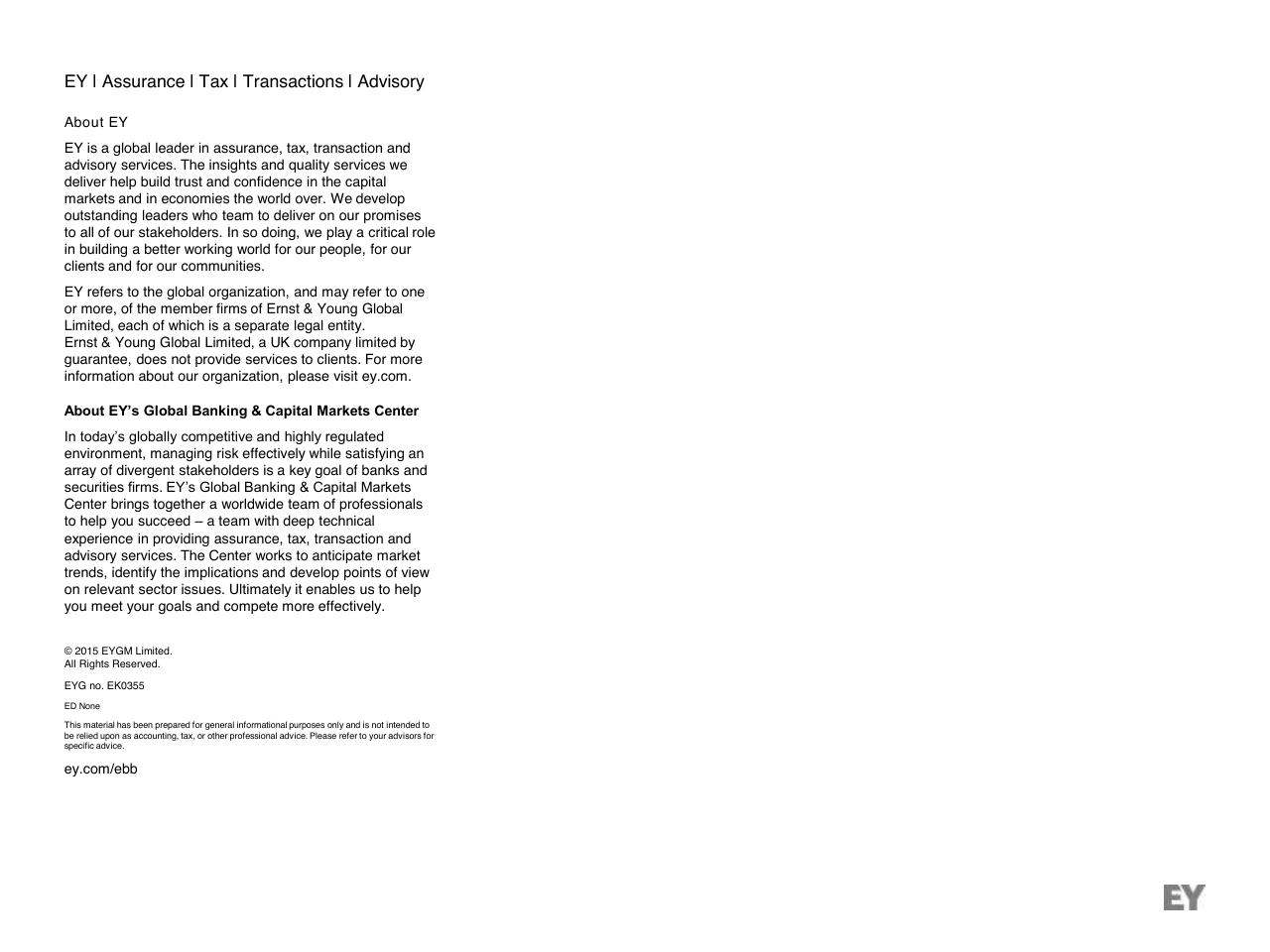 Text slide 48 from European Banking Barometer 2015 Reflecting A Challenged Industry