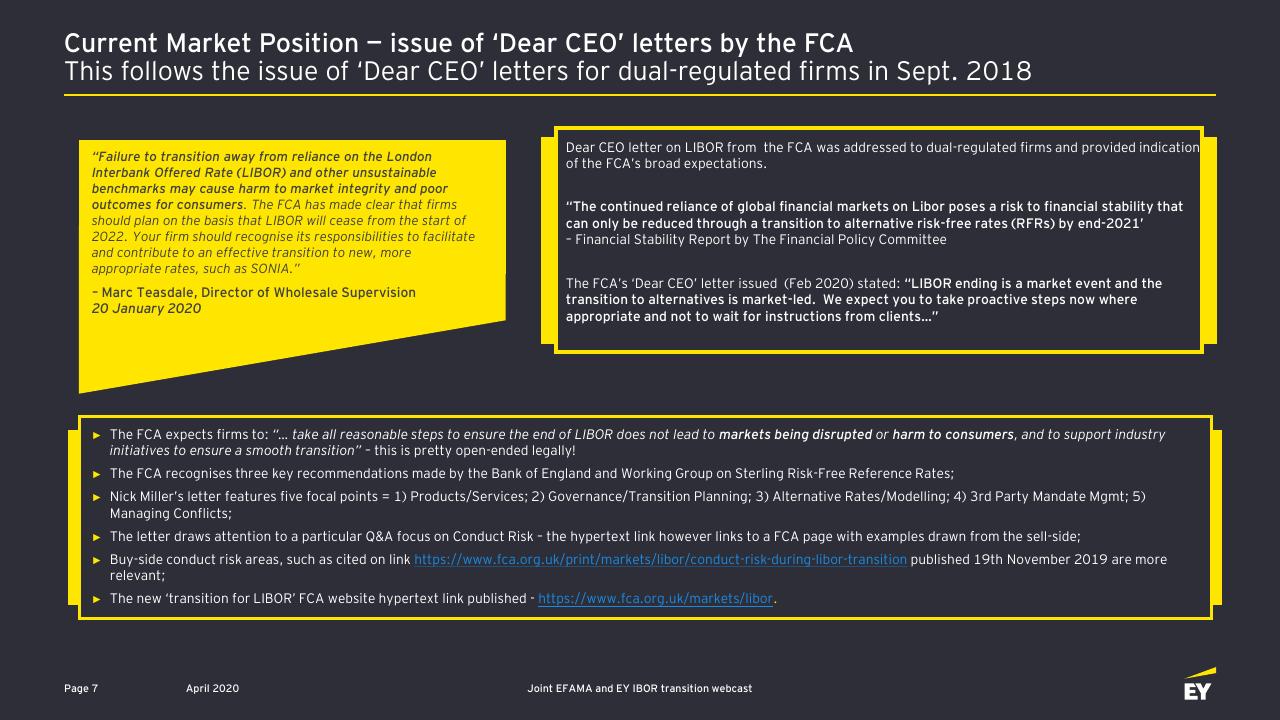 Text slide 8 from Ibor Transition Opportunities And Challenges For The Asset Management Industry