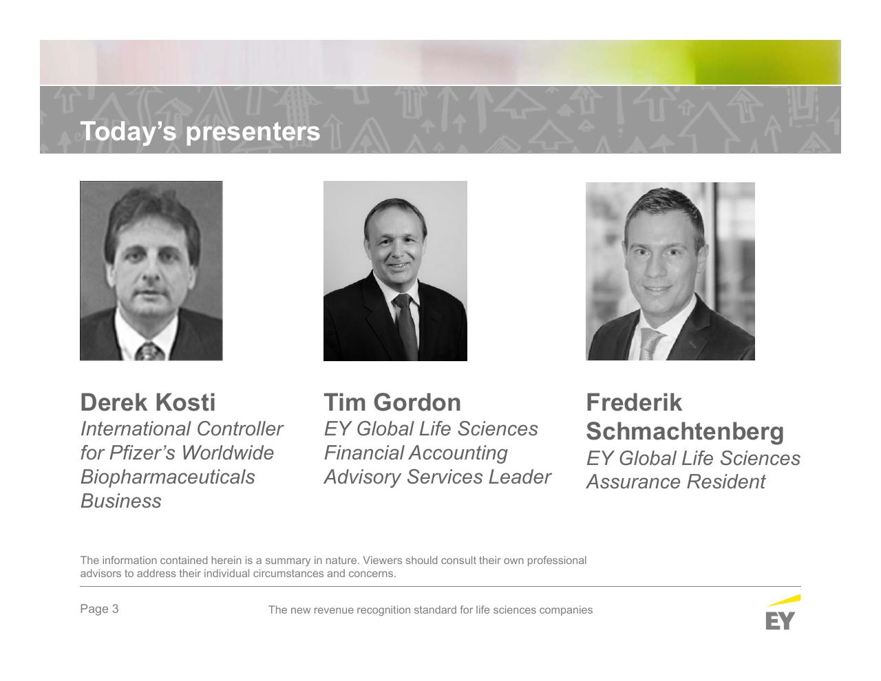 Team slide 3 from The New Revenue Recognition Standard For Life Sciences Companies
