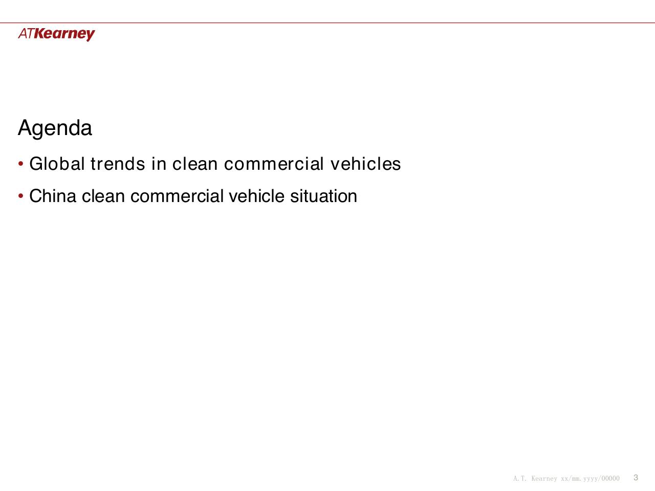 Agenda slide 3 from Global Trends And China Situation The Future Of Commercial Vehicle Powertrains