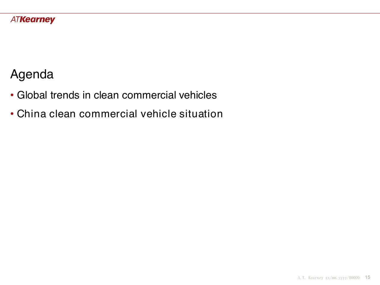 Agenda slide 15 from Global Trends And China Situation The Future Of Commercial Vehicle Powertrains