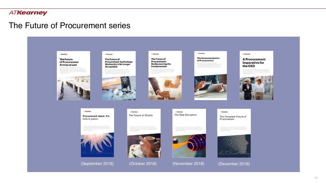 Dashboard slide 13 from The Future Of Procurement_ Why Is Technology Lagging Behind_ Kearney
