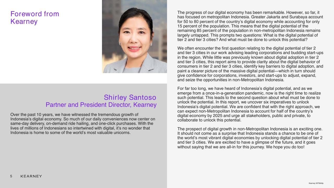 Text slide 5 from Unlocking The Next Wave Of Digital Growth_ Beyond Metropolitan Indonesia Kearney
